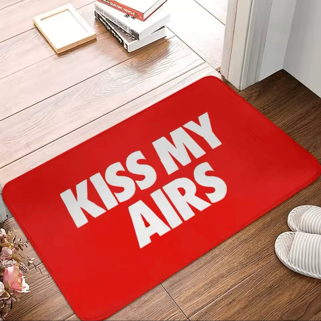 Kiss My Airs Red and White