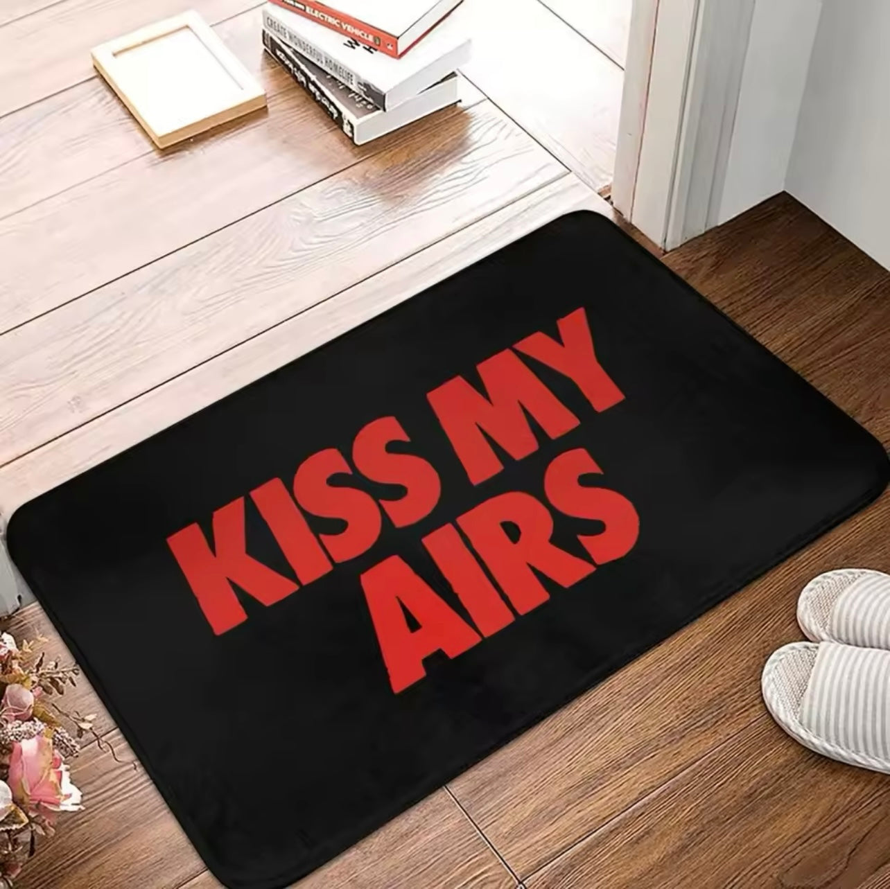 Kiss My Airs Red and Blaxk