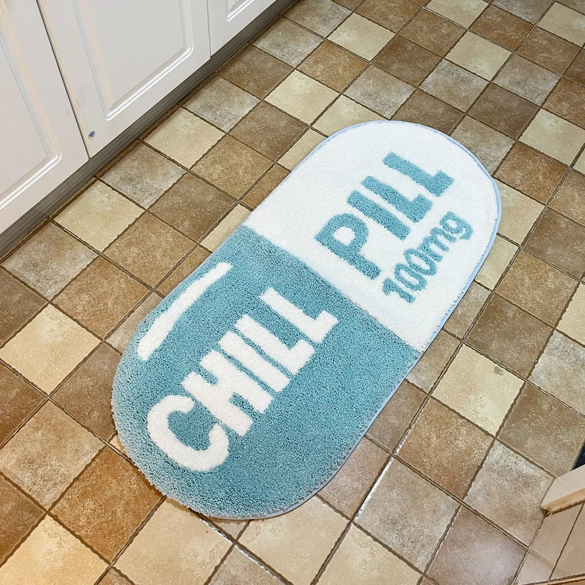 Pink and Blue Chill Rug