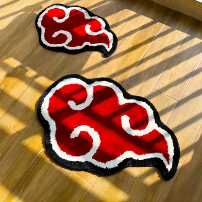 Akatsuki Cloud Shaped Rug