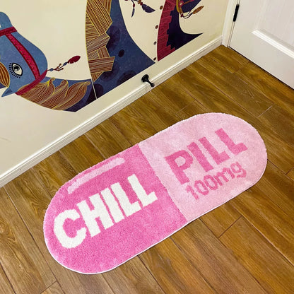 Pink and Blue Chill Rug