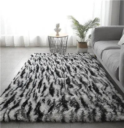 White and Black Rug