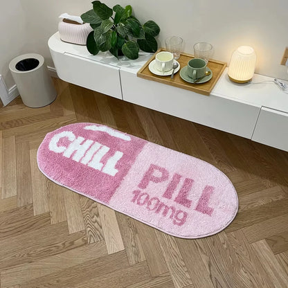 Pink and Blue Chill Rug