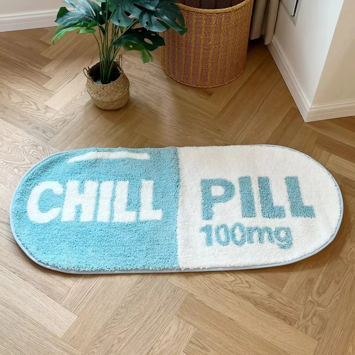 Pink and Blue Chill Rug